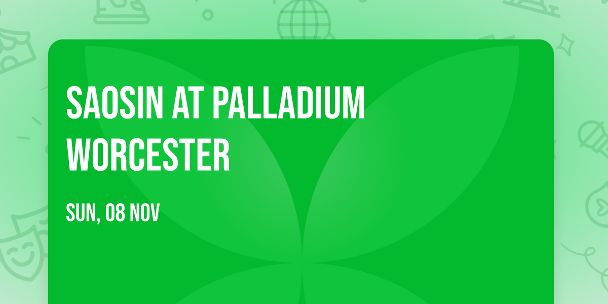 Saosin at Palladium Worcester