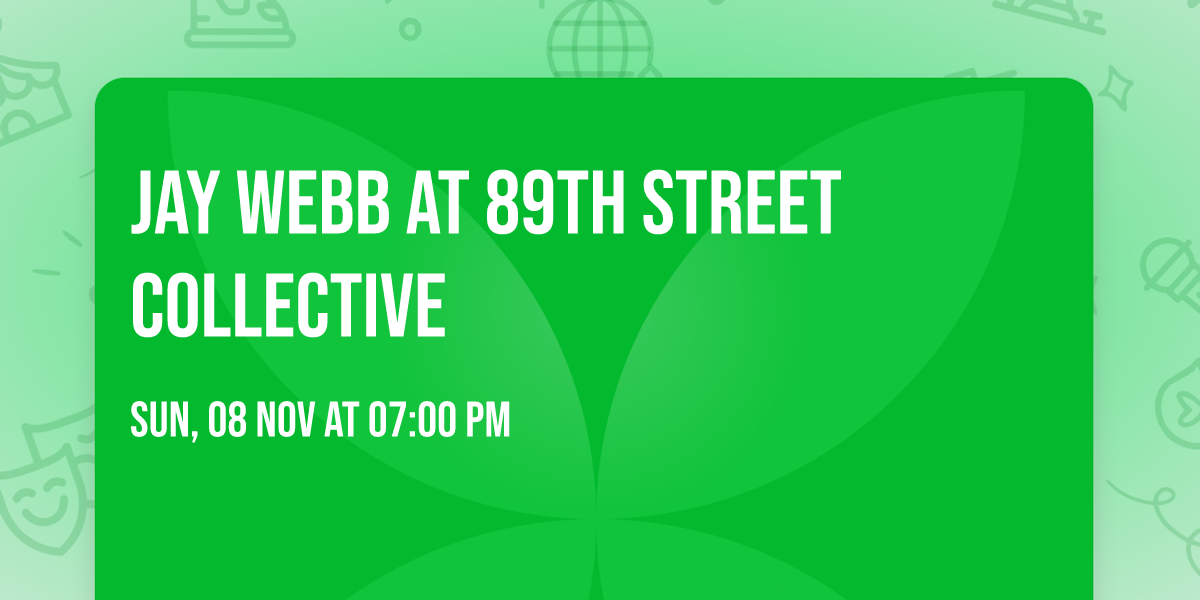 Jay Webb at 89th Street Collective