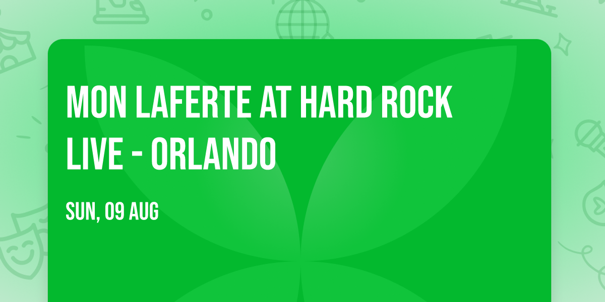 Mon Laferte at Hard Rock Live - Orlando