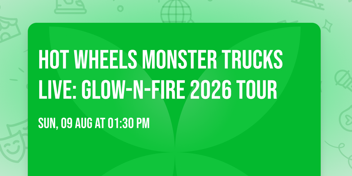Hot Wheels Monster Trucks Live: Glow-N-Fire 2026 Tour