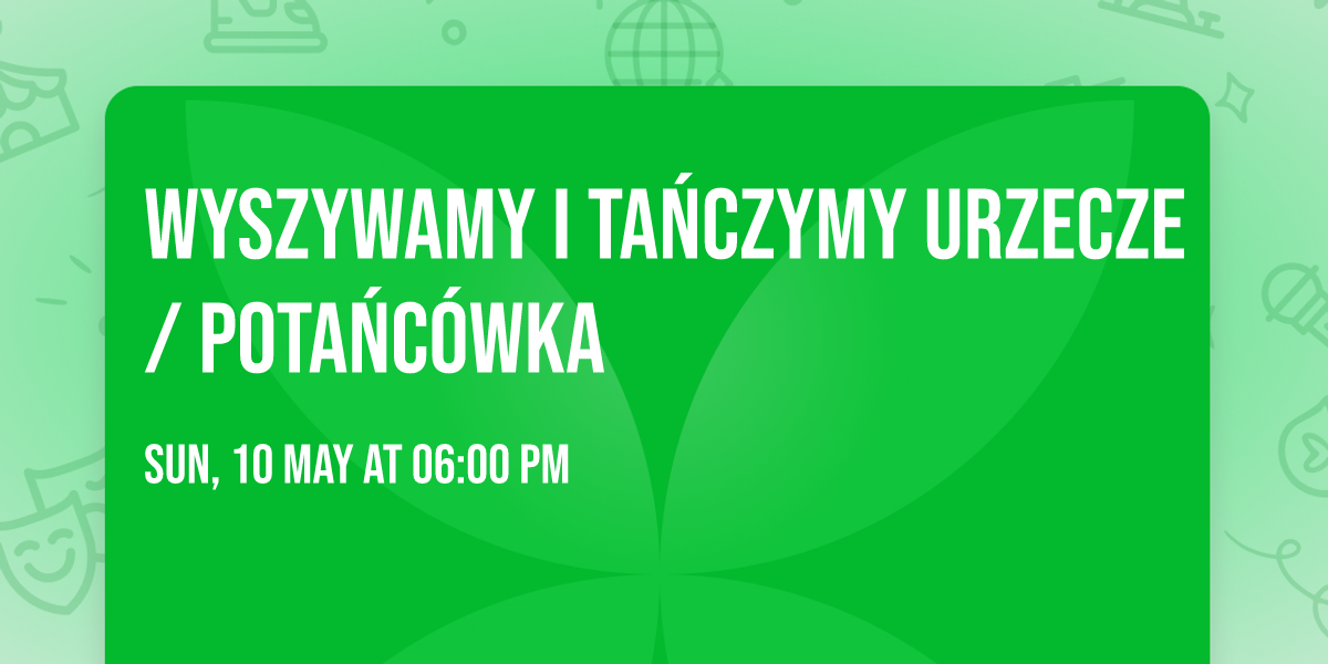 Wyszywamy i ta\u0144czymy Urzecze \/ POTA\u0143C\u00d3WKA
