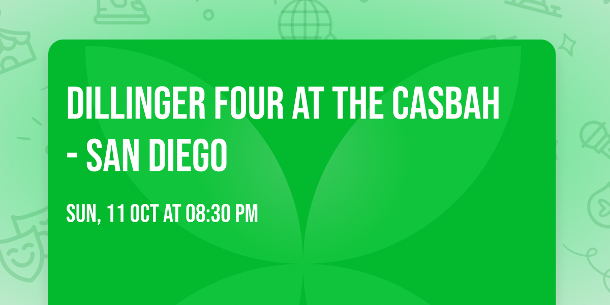 Dillinger Four at The Casbah - San Diego