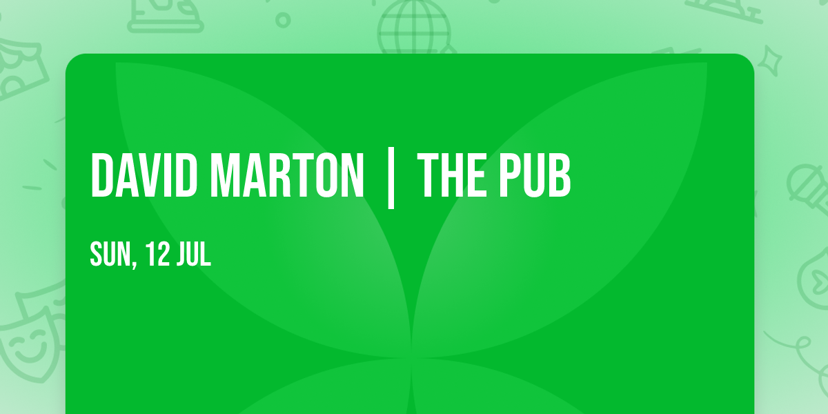 David Marton | The Pub