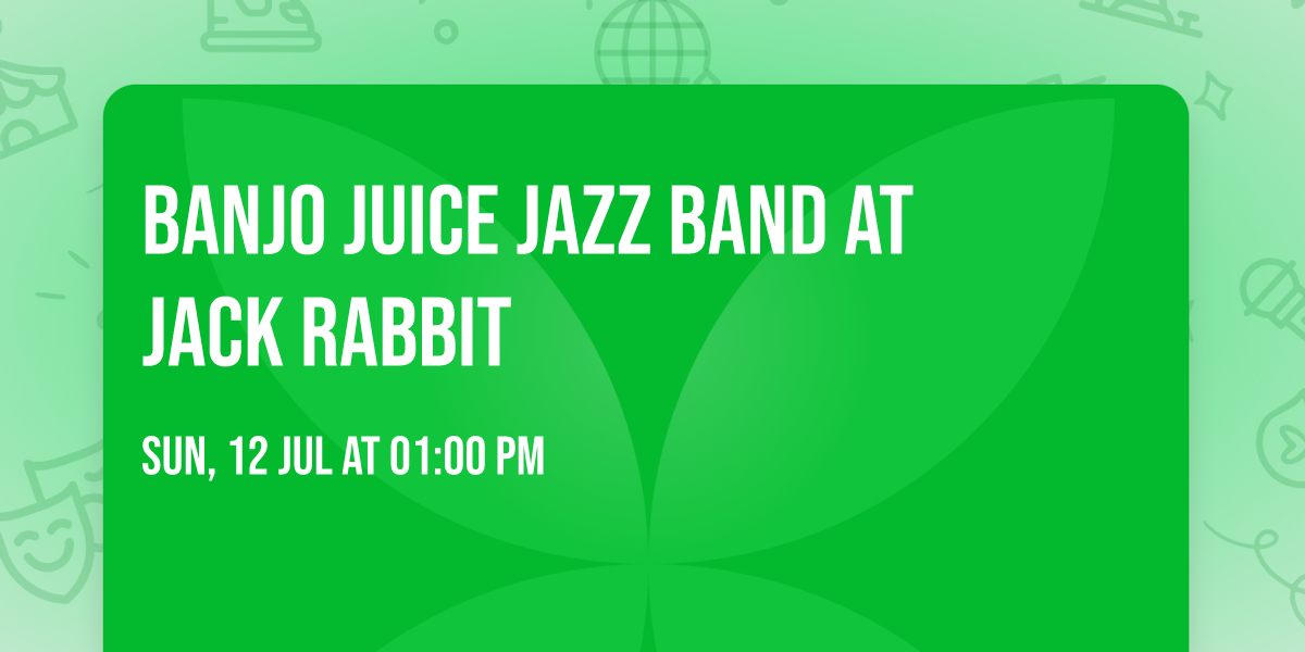 Banjo Juice Jazz Band at Jack Rabbit