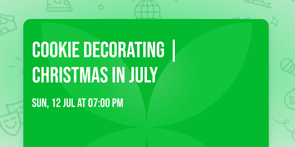 Cookie Decorating | Christmas in July 