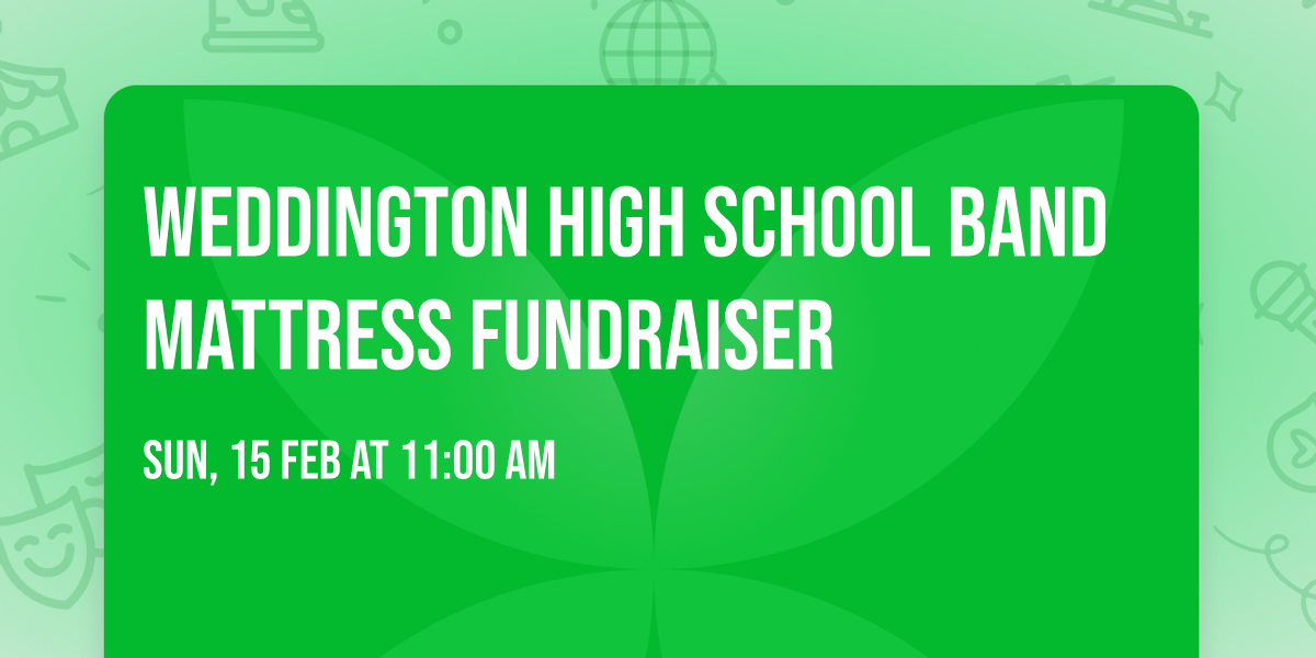 Weddington High School Band Mattress Fundraiser