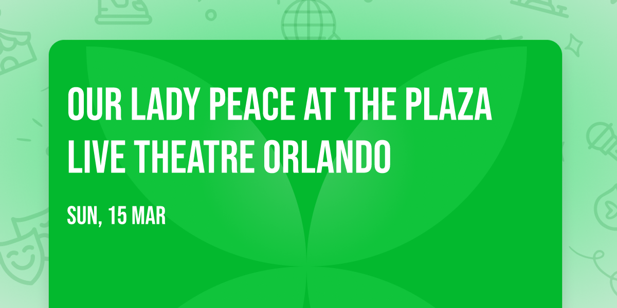 Our Lady Peace at The Plaza Live Theatre Orlando