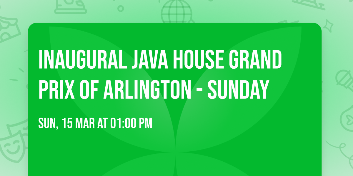 Inaugural Java House Grand Prix of Arlington - Sunday