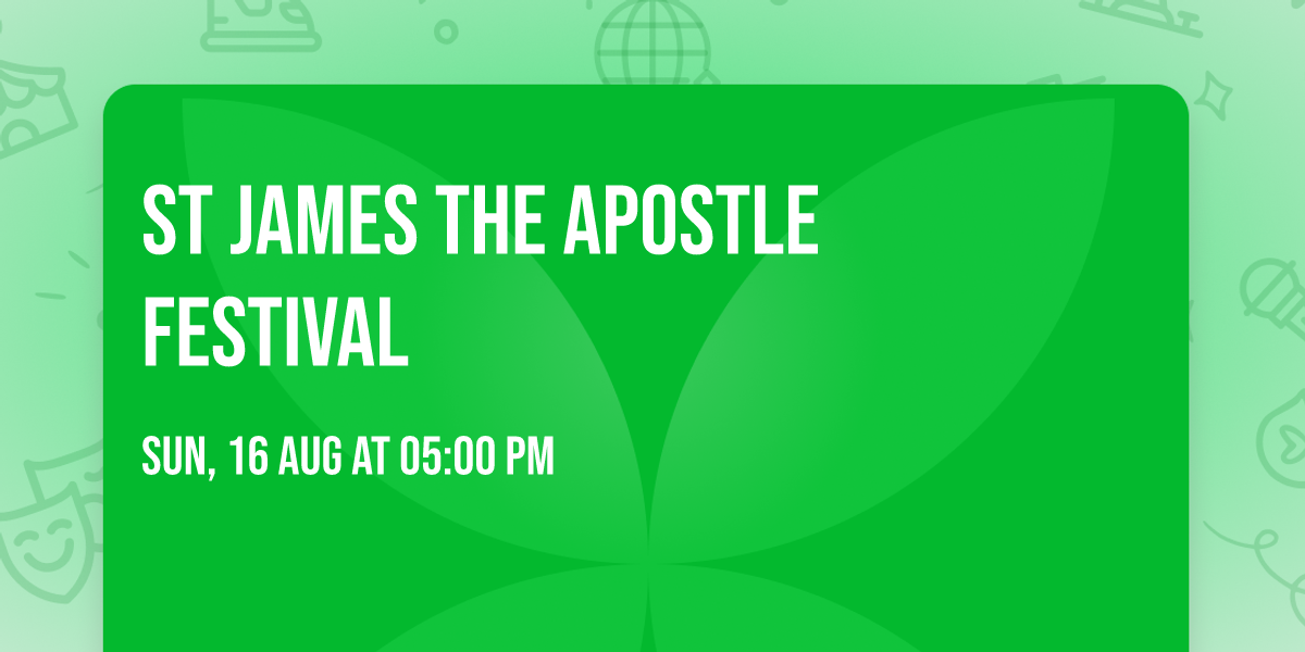 St James the Apostle Festival 