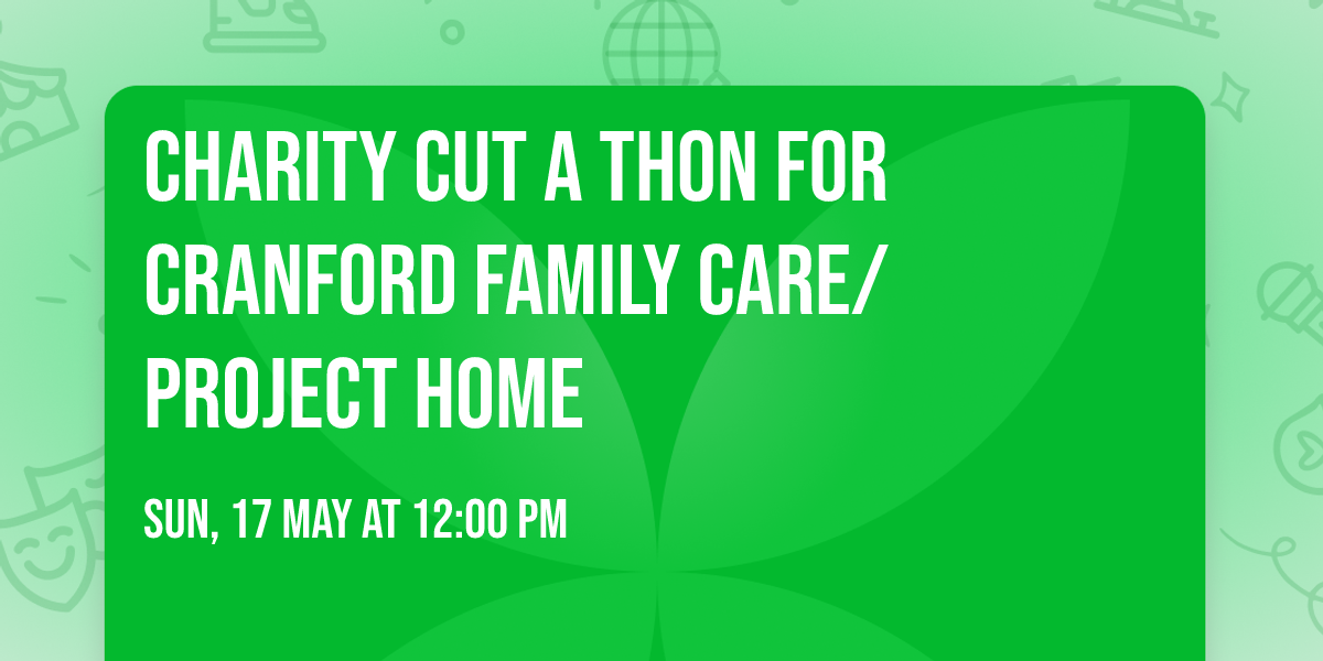 Charity Cut a Thon for Cranford Family Care\/ Project Home