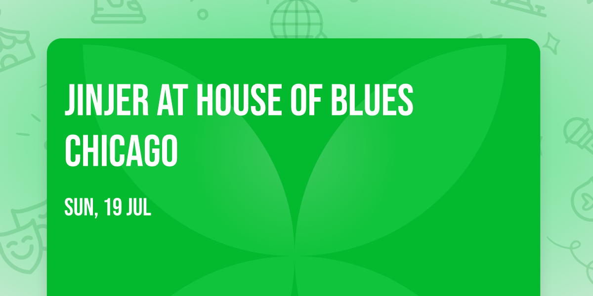 Jinjer at House of Blues Chicago