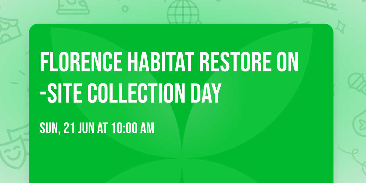 Florence Habitat ReStore  On-Site Collection Day