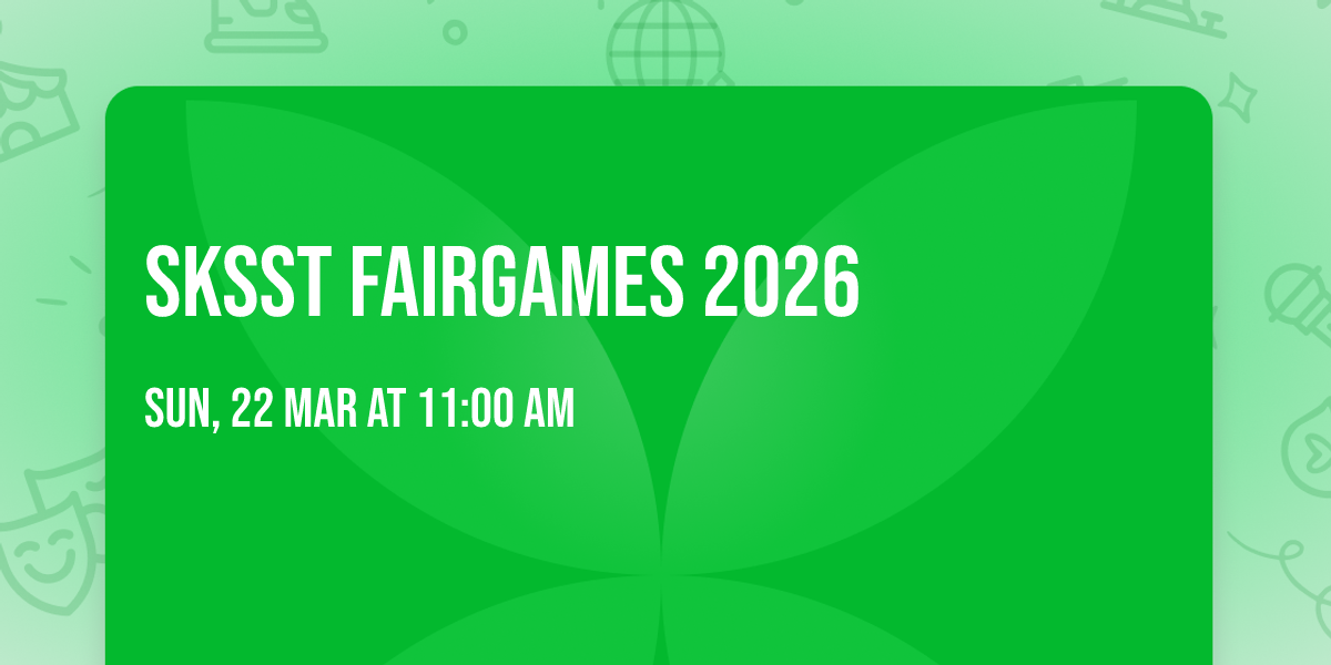SKSST Fairgames 2026