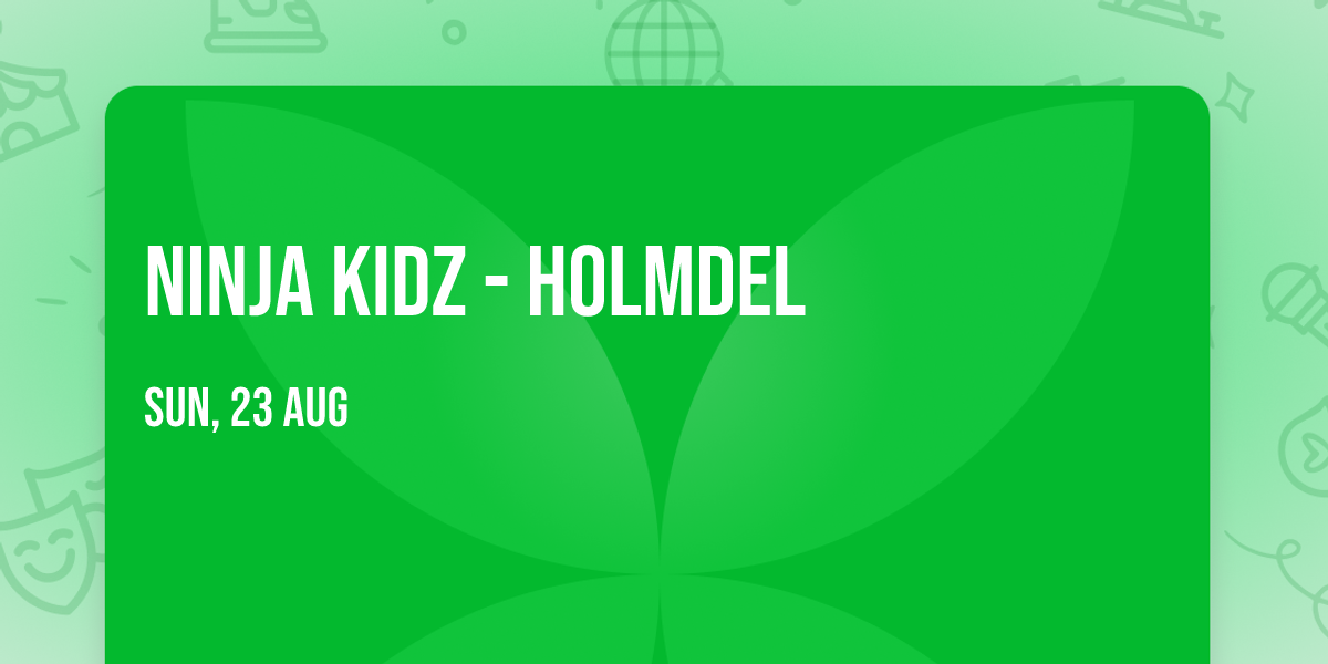 Ninja Kidz - Holmdel