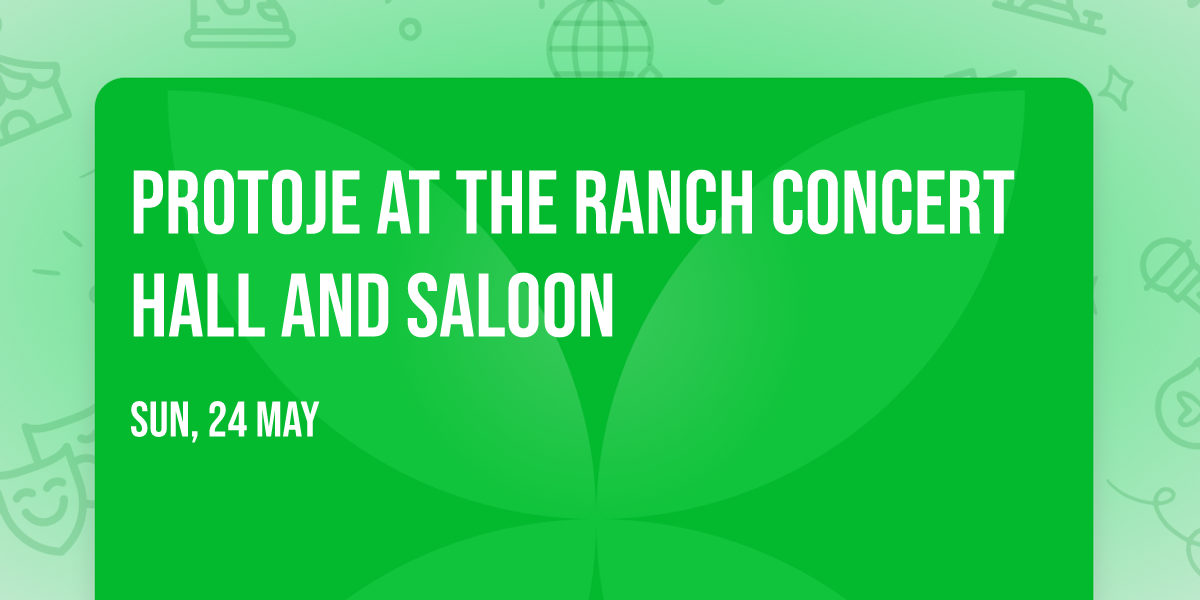 Protoje at The Ranch Concert Hall and Saloon