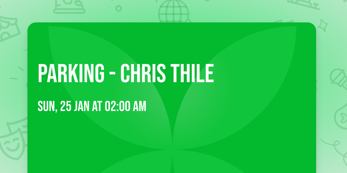 Parking - Chris Thile
