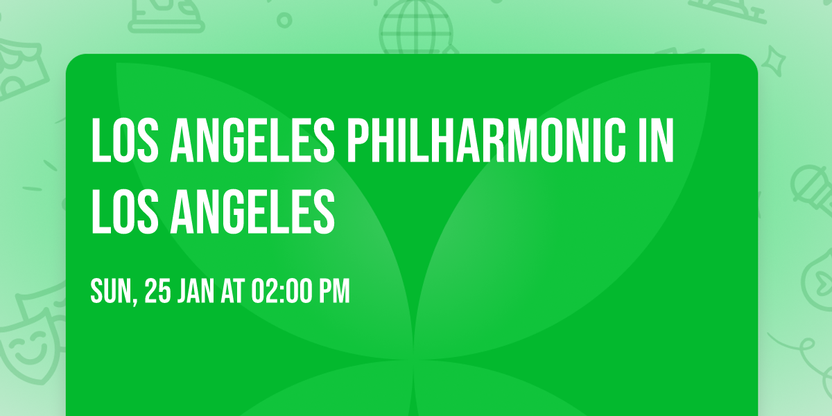 Los Angeles Philharmonic in Los Angeles