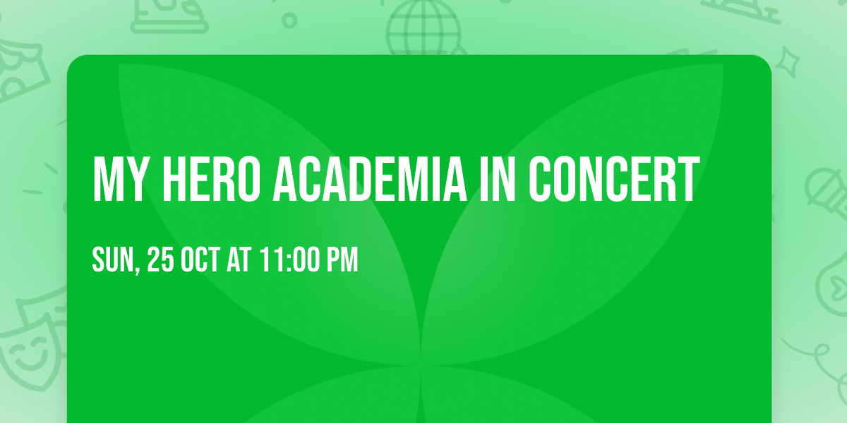 My Hero Academia in Concert