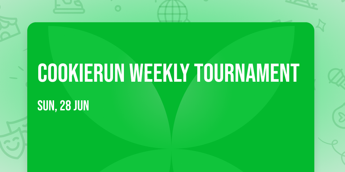 CookieRun Weekly Tournament