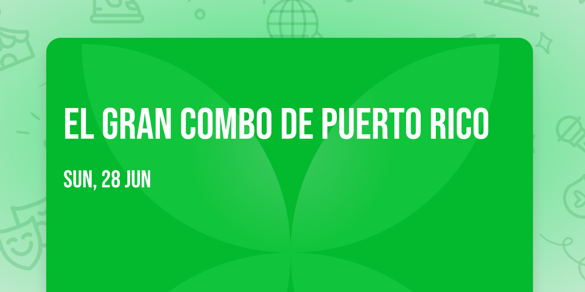 El Gran Combo de Puerto Rico
