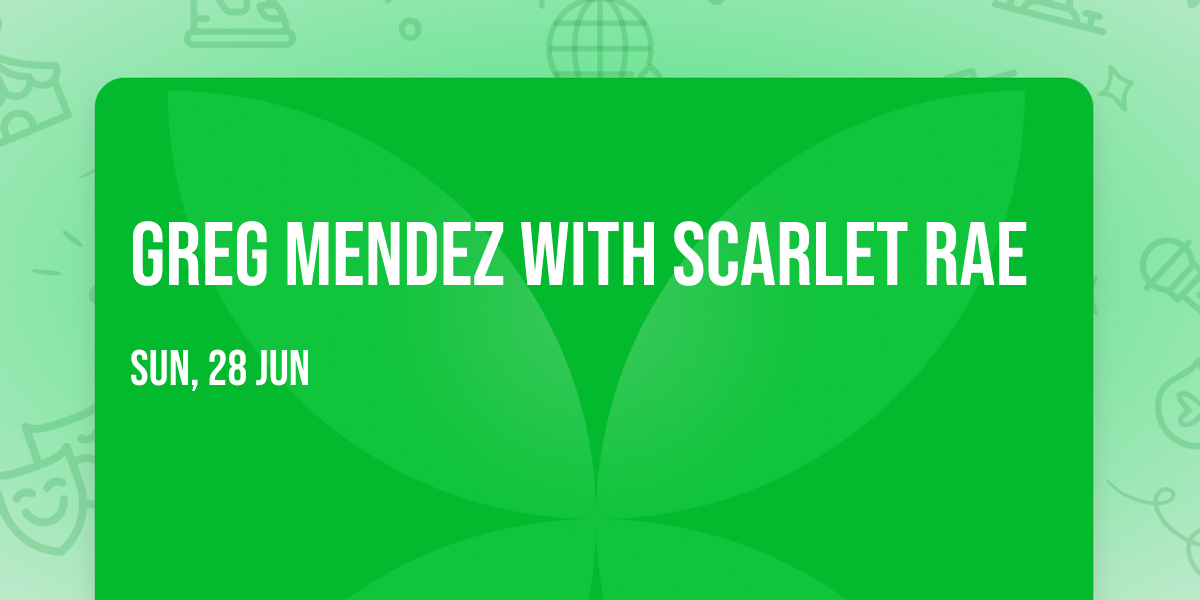 Greg Mendez with Scarlet Rae