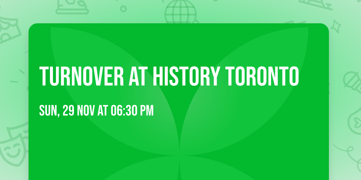 Turnover at History Toronto