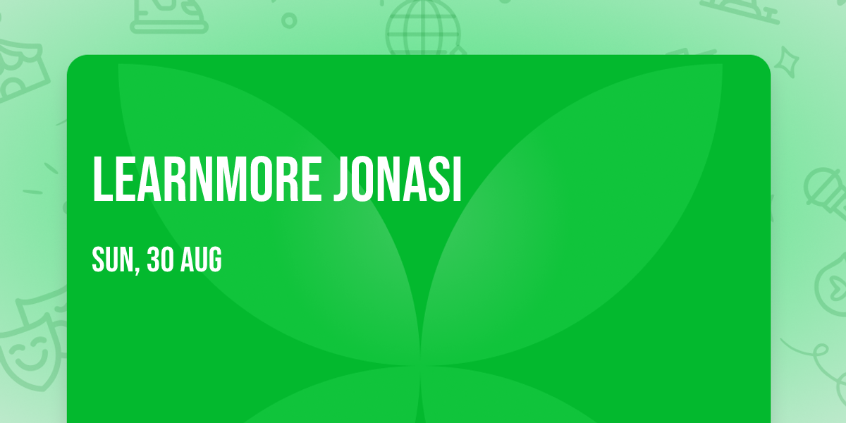 Learnmore Jonasi