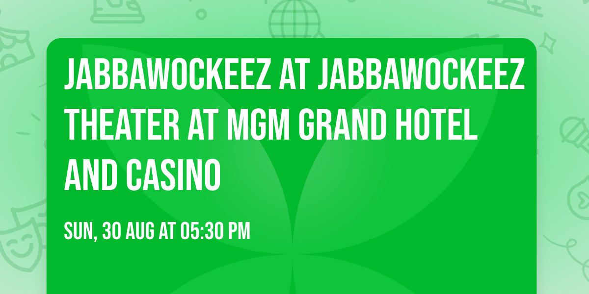 Jabbawockeez at Jabbawockeez Theater at MGM Grand Hotel and Casino