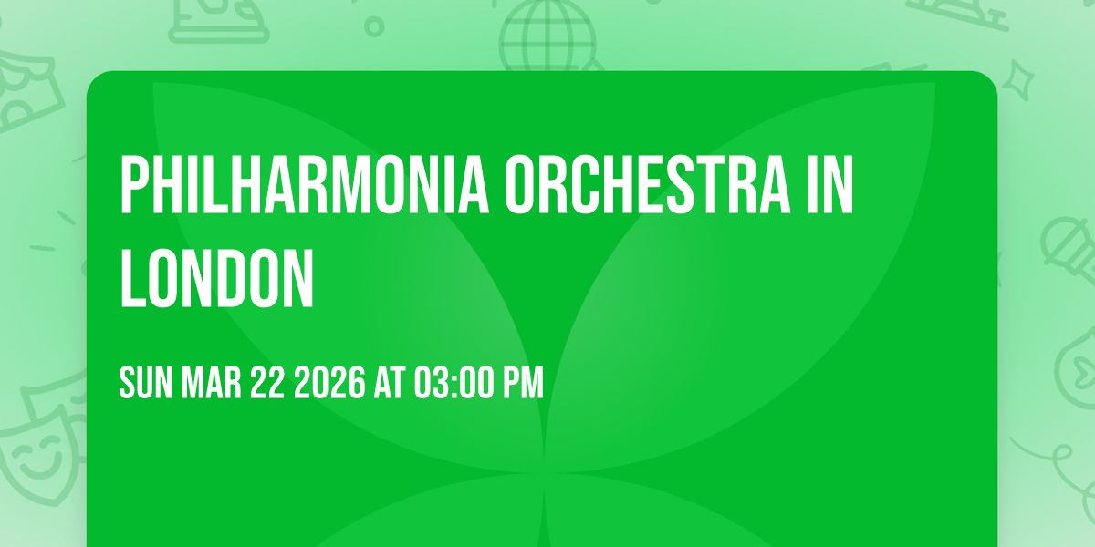 Philharmonia Orchestra in London