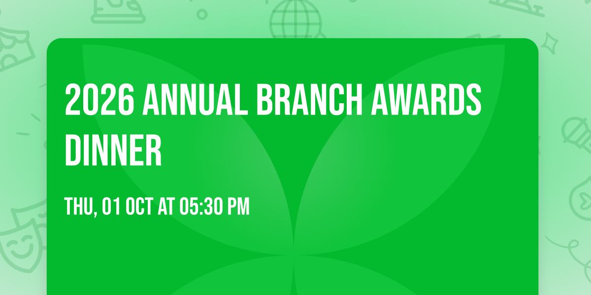 2026 Annual Branch Awards Dinner