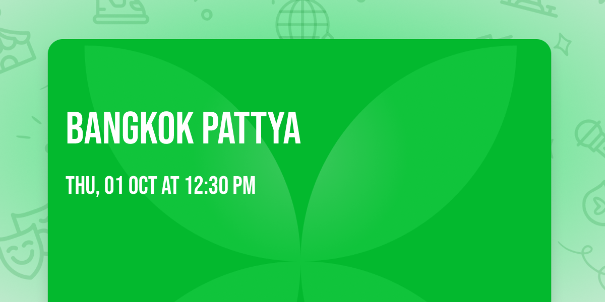 bangkok pattya