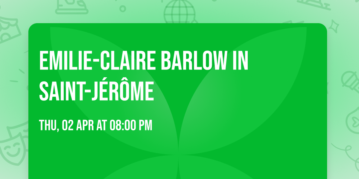 Emilie-Claire Barlow in Saint-j\u00e9r\u00f4me