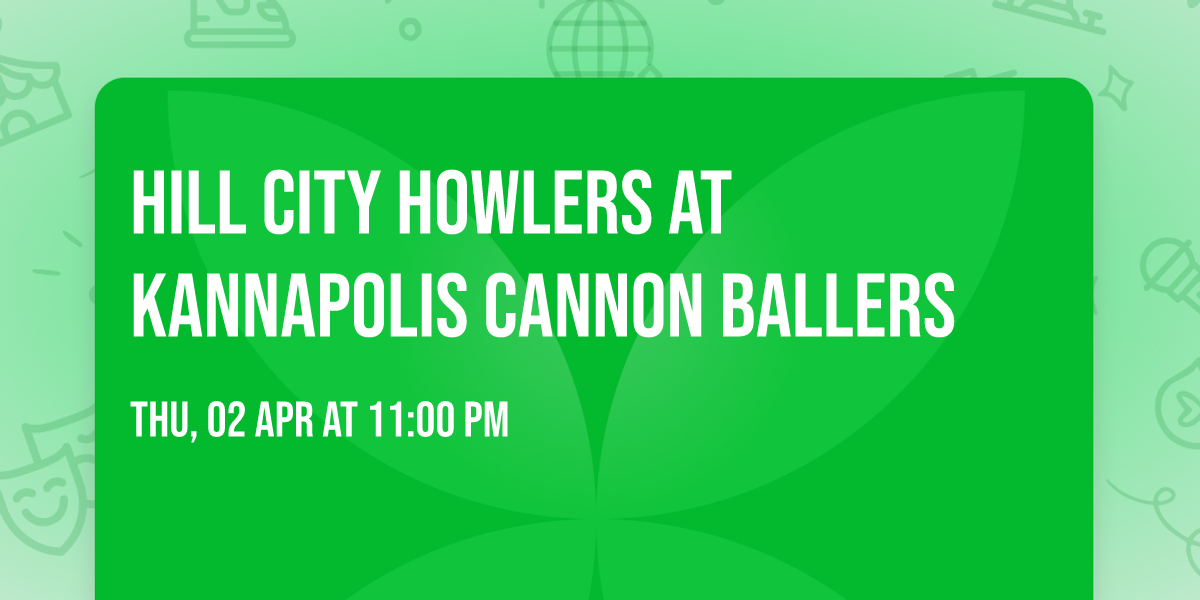 Hill City Howlers at Kannapolis Cannon Ballers