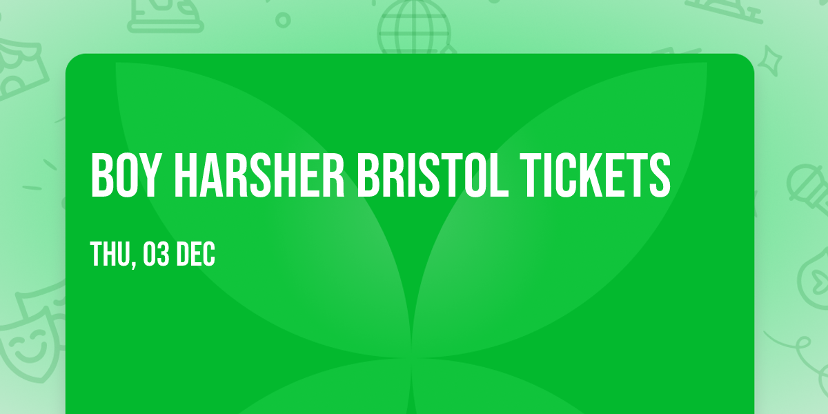 Boy Harsher Bristol Tickets