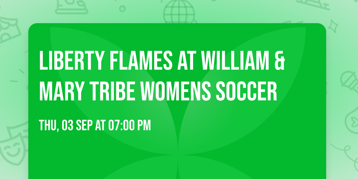 Liberty Flames at William & Mary Tribe Womens Soccer