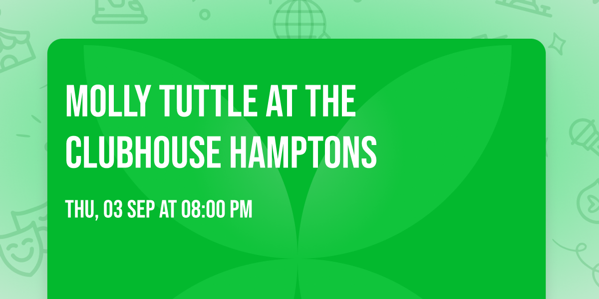 Molly Tuttle at The Clubhouse Hamptons