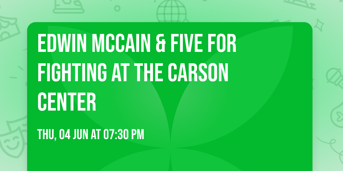 Edwin McCain & Five for Fighting at The Carson Center