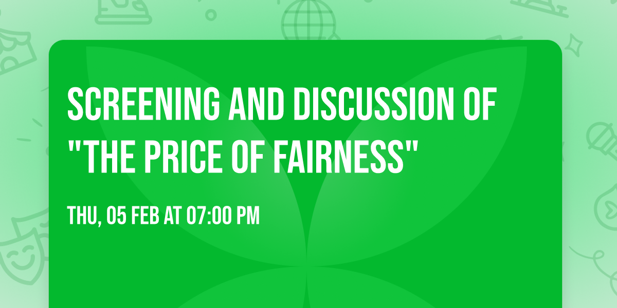 Screening and Discussion of "The Price of Fairness"