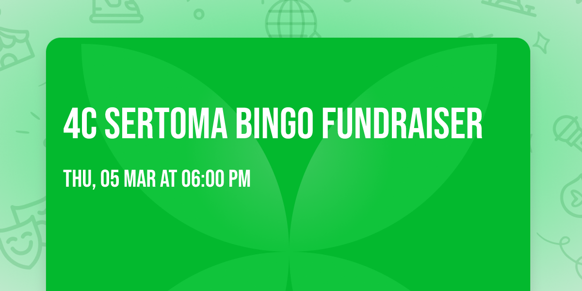 4C Sertoma Bingo Fundraiser