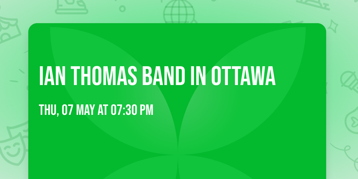 IAN THOMAS BAND in OTTAWA
