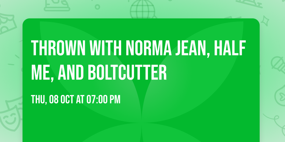 THROWN with Norma Jean, Half Me, and Boltcutter