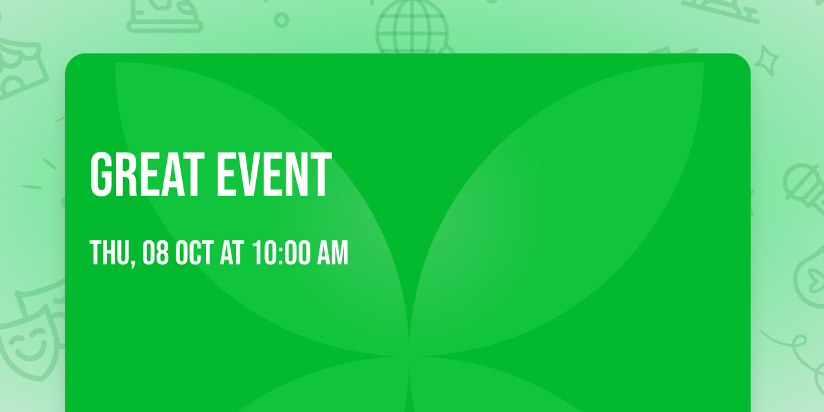 Great Event