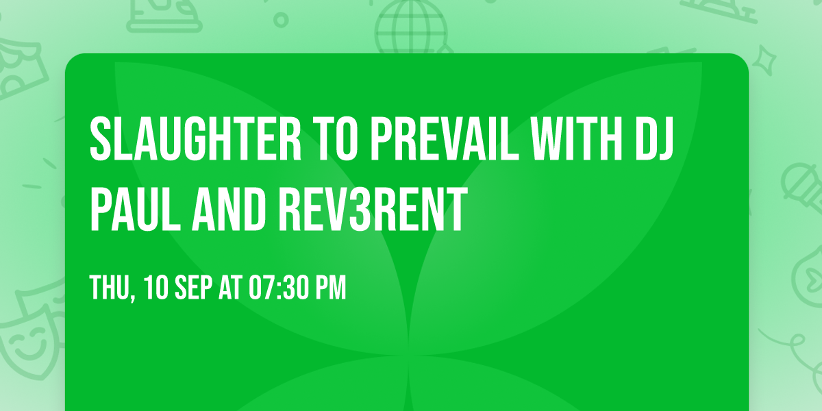 Slaughter to Prevail with DJ Paul and Rev3rent