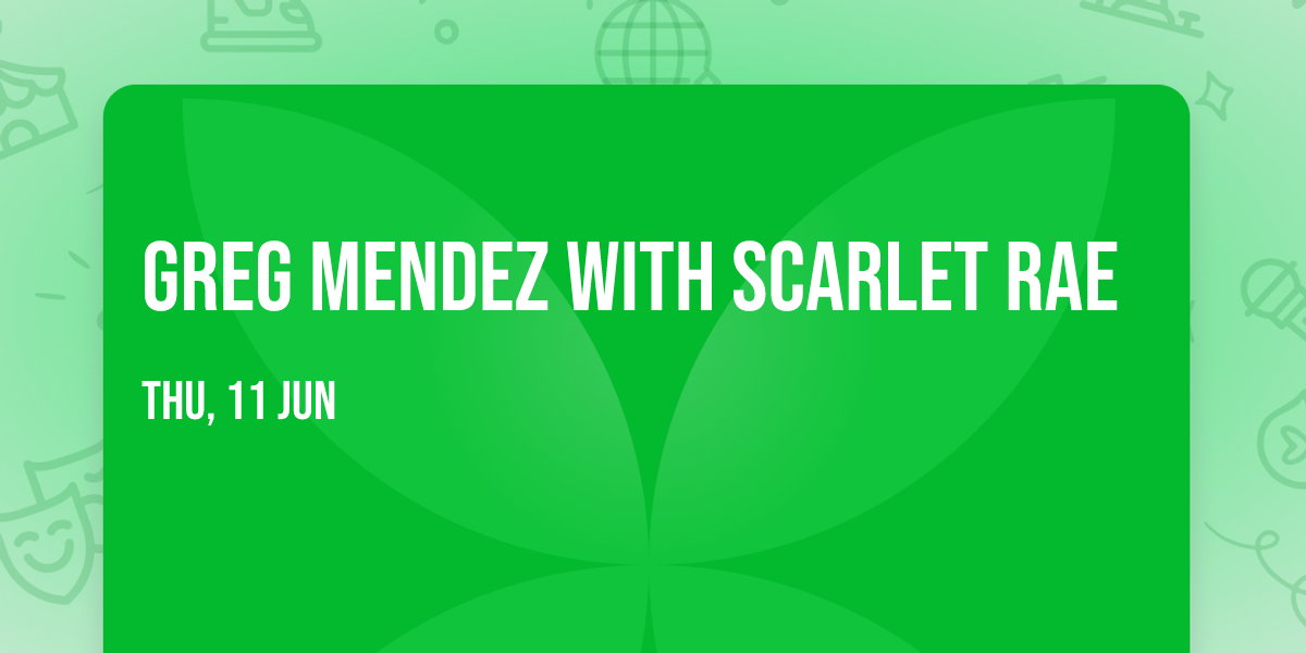 Greg Mendez with Scarlet Rae