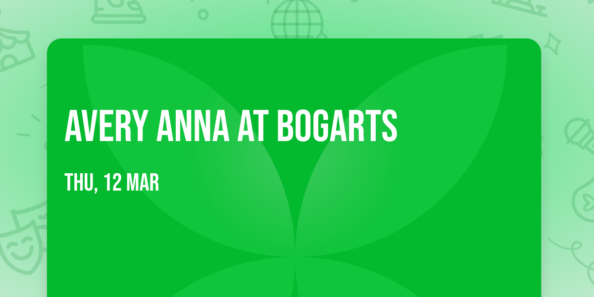 Avery Anna at Bogarts
