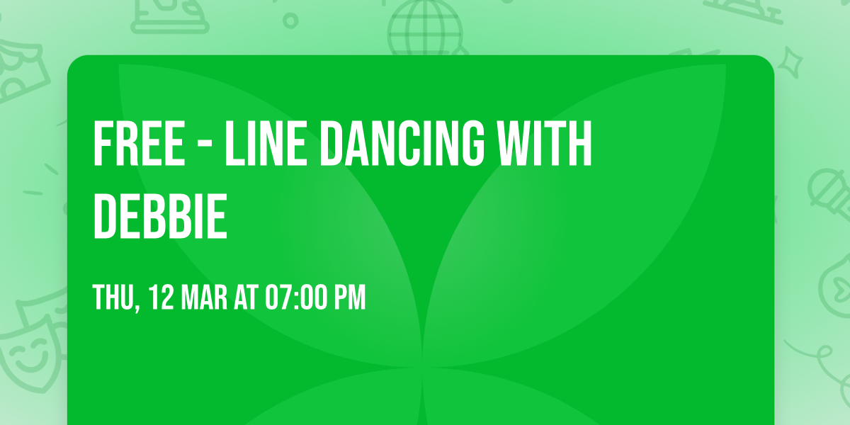 Free - Line Dancing with Debbie