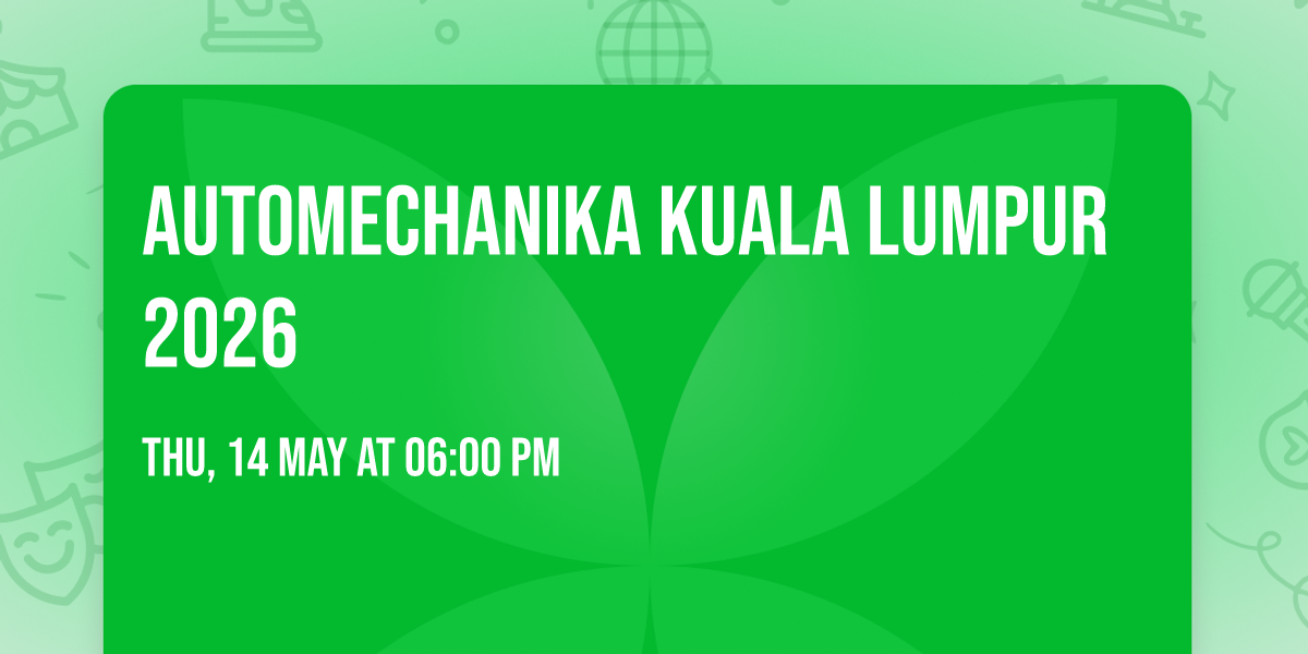 Automechanika Kuala Lumpur 2026