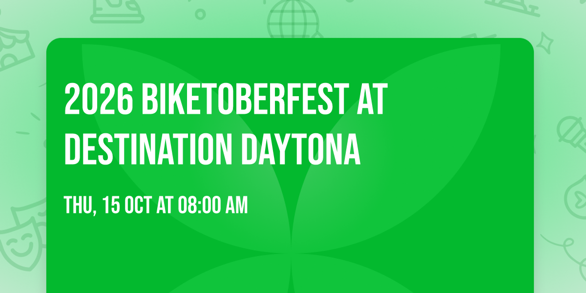 2026 Biketoberfest at Destination Daytona