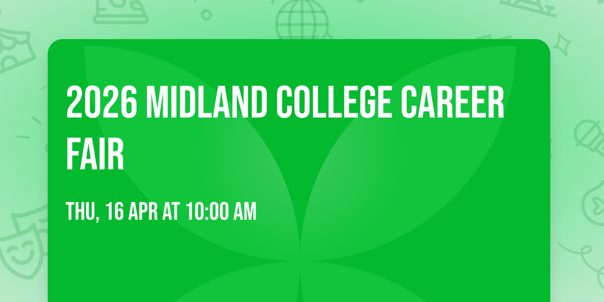 2026 Midland College Career Fair