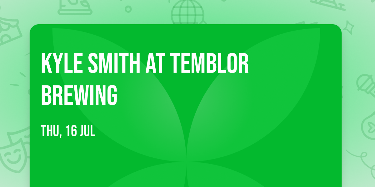 Kyle Smith at Temblor Brewing